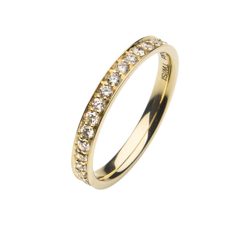 533689-5100-001 | Memoirering Darmstadt 533689 585 Gelbgold, Brillant 0,460 ct H-SI100% Made in Germany   1.804.- EUR   